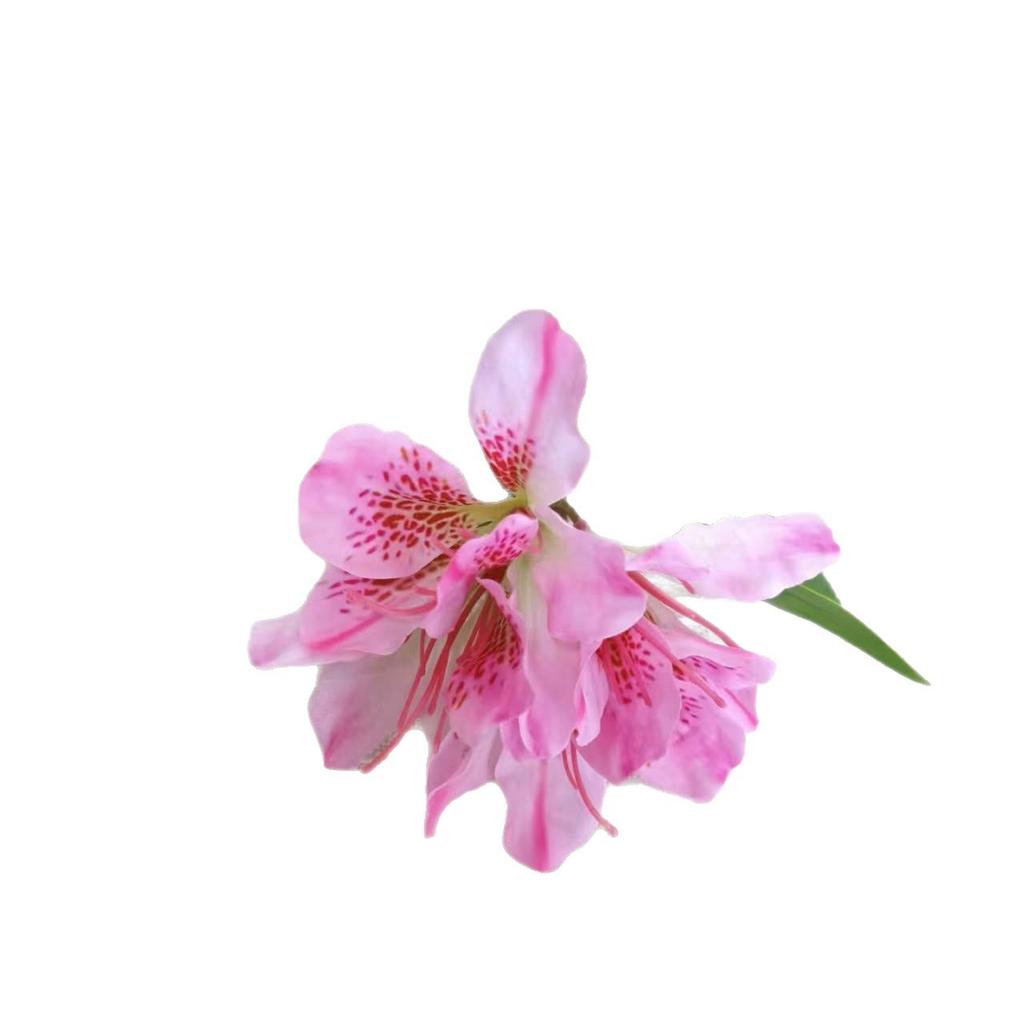 High Quality Artificial Peruvian Lily Alstroemeria Silk Flowers Wedding Home Decor Gift