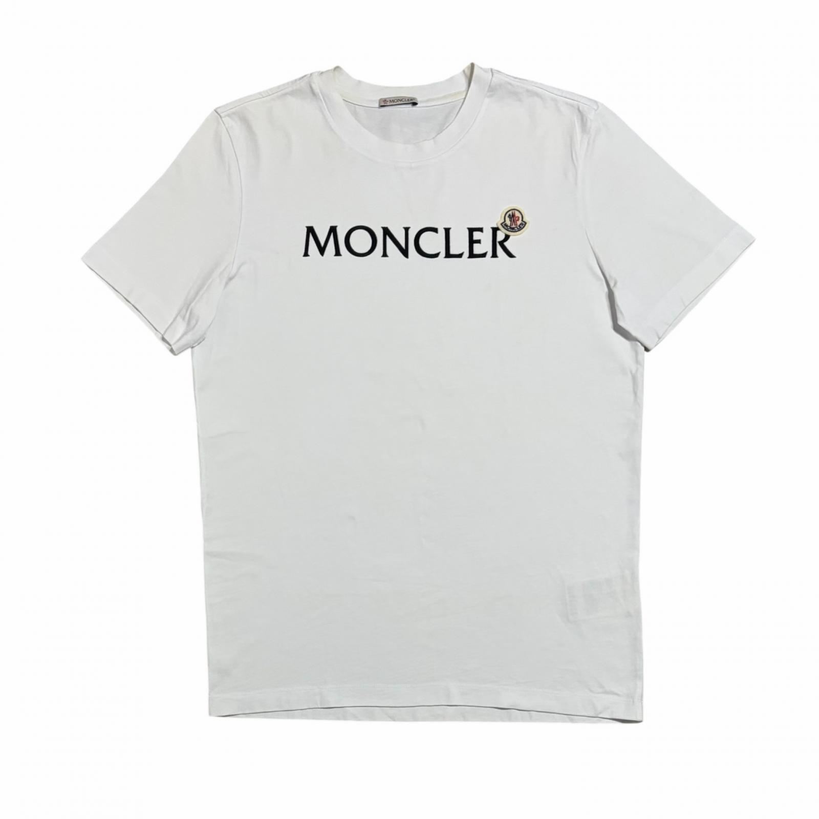 Used MONCLERShort sleeve T-shirt white mens