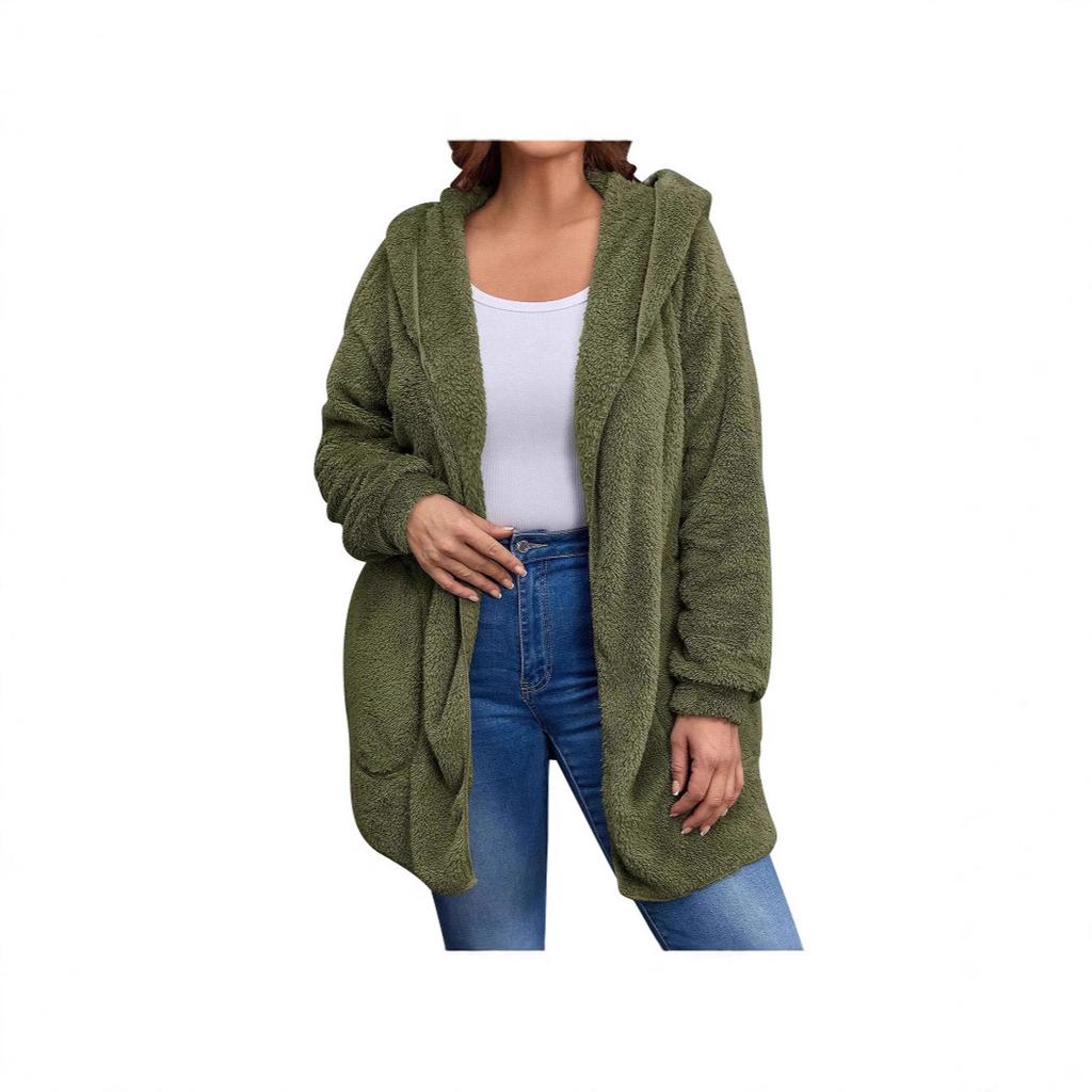 Winter New Style Pullover for Large-sized Women's Loose and Casual Coat