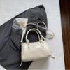Fashion Rivets Large Capacity Pillow Bag European and American Bowling Motorcycle Handbag Single Shoulder Crossbody Women's Bag