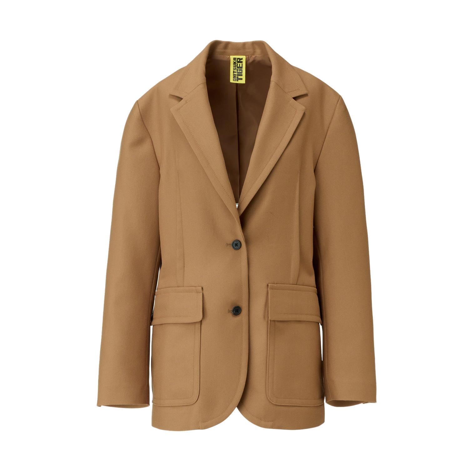 

Новый женский пиджак Onitsuka Tiger WS для делового костюма, коричневый 2182B246-200 S