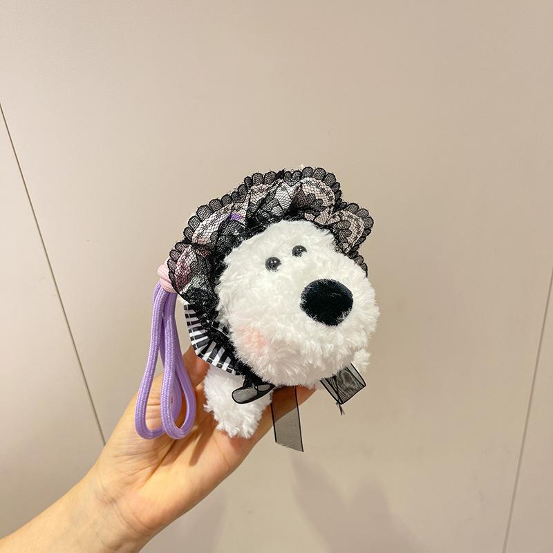 Puppy pendant plush toy dog doll keychain scribbled dog pendant