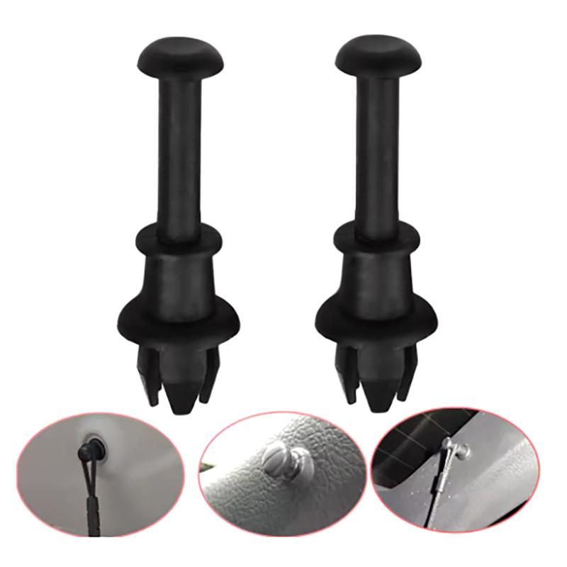 2Pcs Car Trunk Ball Holding Cord Rear Shelf Straps Vehicle Tailgate Lanyard Trunk Storage Package Tray Lid Rope Nylon Lanyard