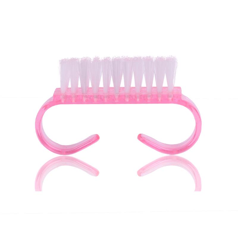 Manicure Nail Cleaning Dust Brush - Small Horn Brush for Removing Nail Dust.