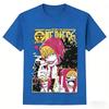 2026 Summer One Piece Corazon Retro Cotton Print TShirt Anime Fans Casual Sport Harajuku Top Adult Kids Short Sleeve Tee Y2k