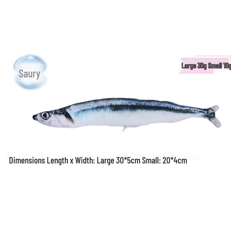 Popular Durable Catnip Fish Toy: Plush, Lifelike Self-Entertainment for Cats