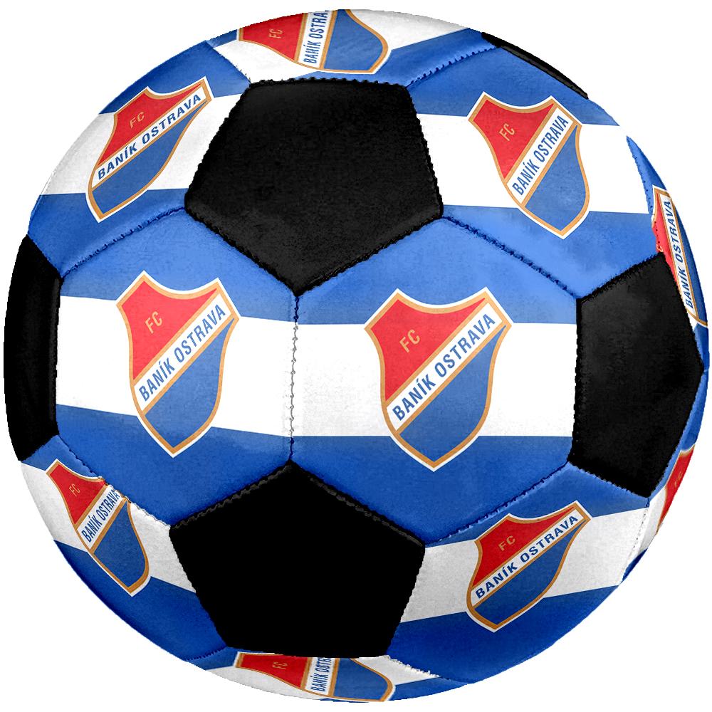 SIZE 5 FC Baník Ostrava Soccer Ball Colorful All Ages Machine Stitched PVC Competition Ready Durable High-Bounce