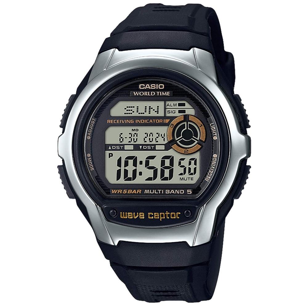 

[Casio] Часы Wave Ceptor с радиоприемником и супер-иллюминатором (Светодиодный светильник высокой яркости) WV-M60R-9AJF Мужской черный