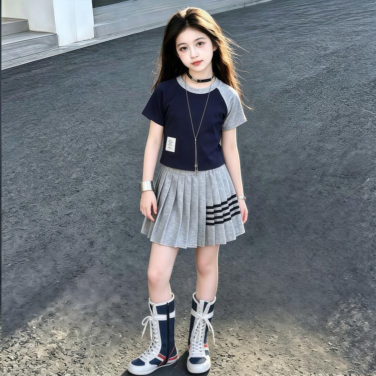 Girls' Sports Suit Summer Outfit