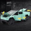 Tesla Cybertruck 1:24 Modello di Auto in Lega pressofusa Pick-up Suono Luci Porta Apribile Bagagliaio Collezionabile Regalo Compleanno Bambini Giocattolo