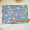 100% Cotton Twill Cartoon Puppy & Butterfly Print Women's & Children's Sleepwear Dress/Handbag