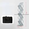 Foldable A4 Aluminum Alloy Display Stand for Exhibitions and Conventions Home Organization and Storage