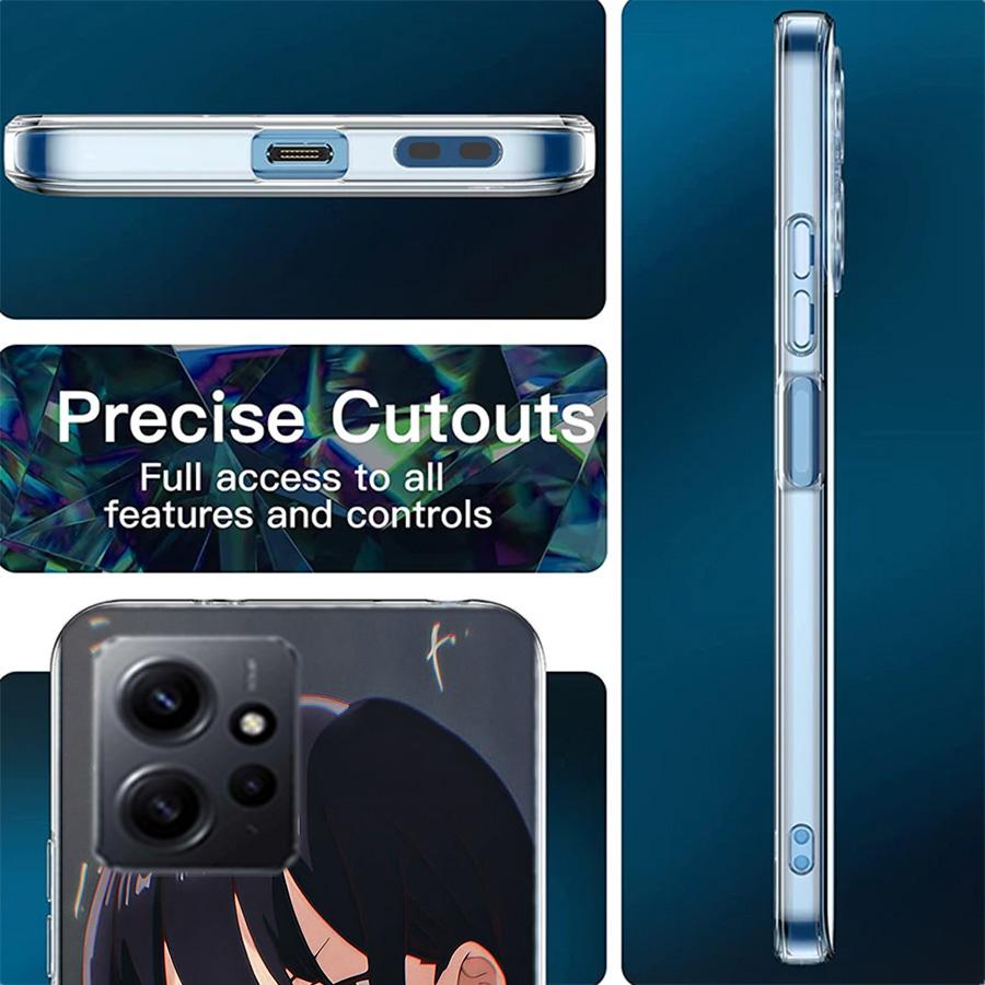 Yamada Anna Phone Case For Redmi 12 13C 12C 15C 9 10 10C Note 13 Pro Plus 14 15 Pro 9T 9C 9A TPU Soft Cover Clear Cell Cases Sho