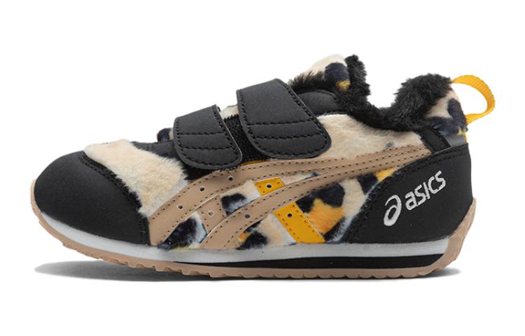 Asics Cotla Comfortable Thermal Abrasion Resistant Breathable Low Top Kids Lifestyle Shoes Black Brown 1144A349-001