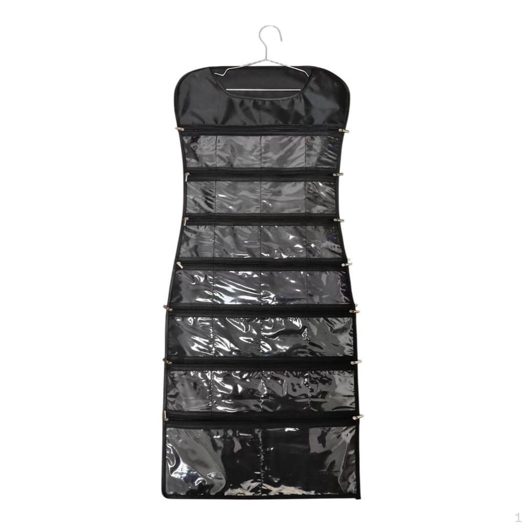 Hanging Jewelry Organizer Necklace Hanger Anklet, Oxford Cloth Bracelet Holder, Wall