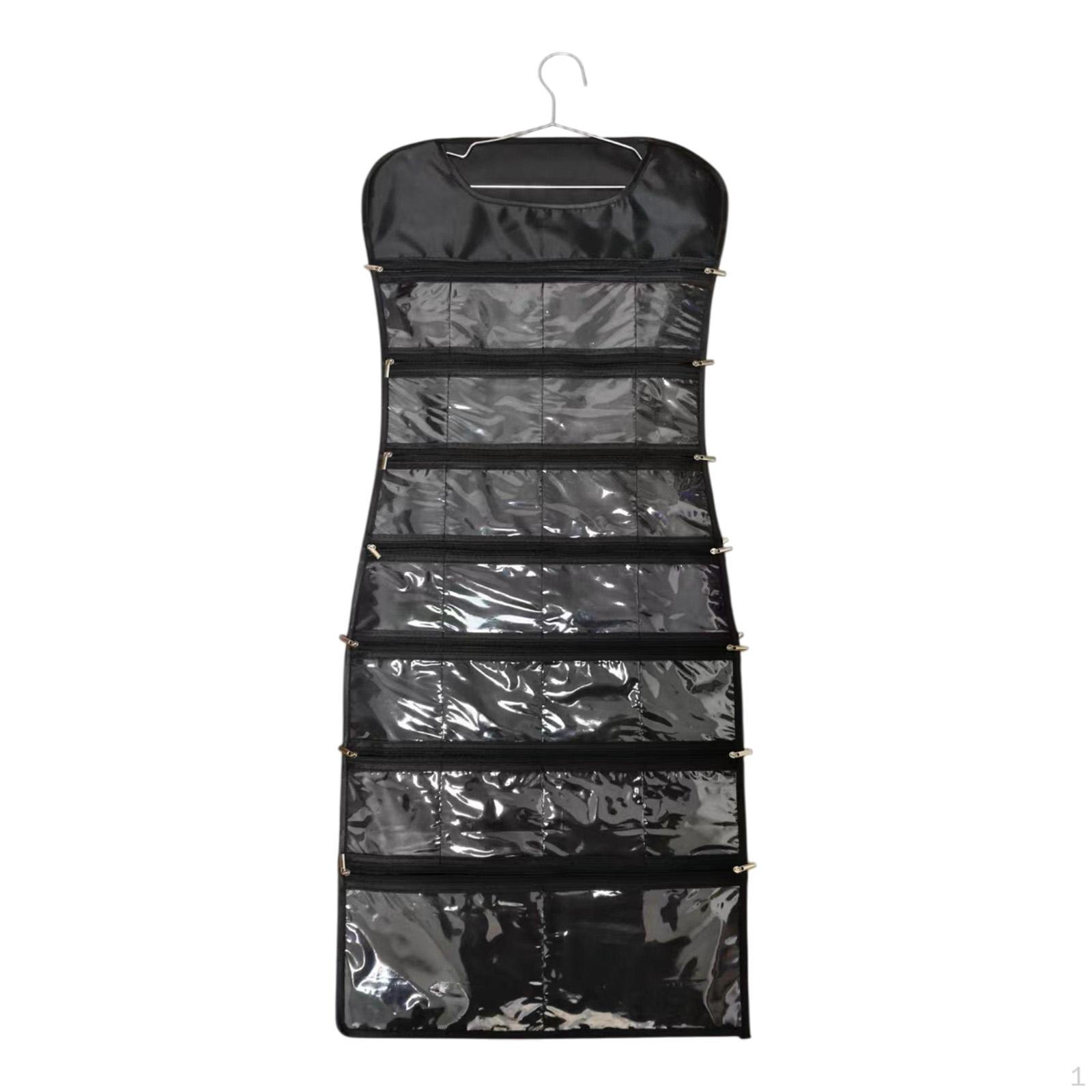 

Подвесной органайзер для украшений, вешалка для ожерелий, браслет на щиколотку, держатель для браслета из ткани Оксфорд, настенный Style D