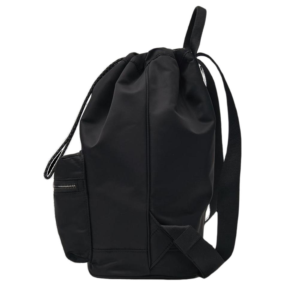 New MLB Nylon Backpack Regular Women's Black 3ABKM064N-50BKS