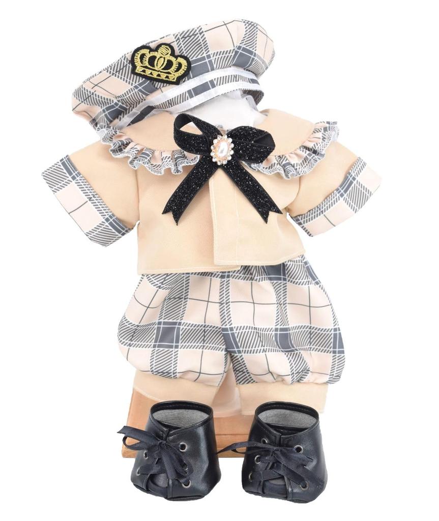 Teddy Bear Mail Order Alice Gelatoni Clothes Dress Up Costume Traditional Check Set Up Body Not Included S Size