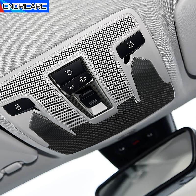 For Mercedes Benz CLA C117 GLA X156 A Class W176 2013-18 Car Front Reading Light Panel Cover Deoraction Trim Carbon Fiber Decals