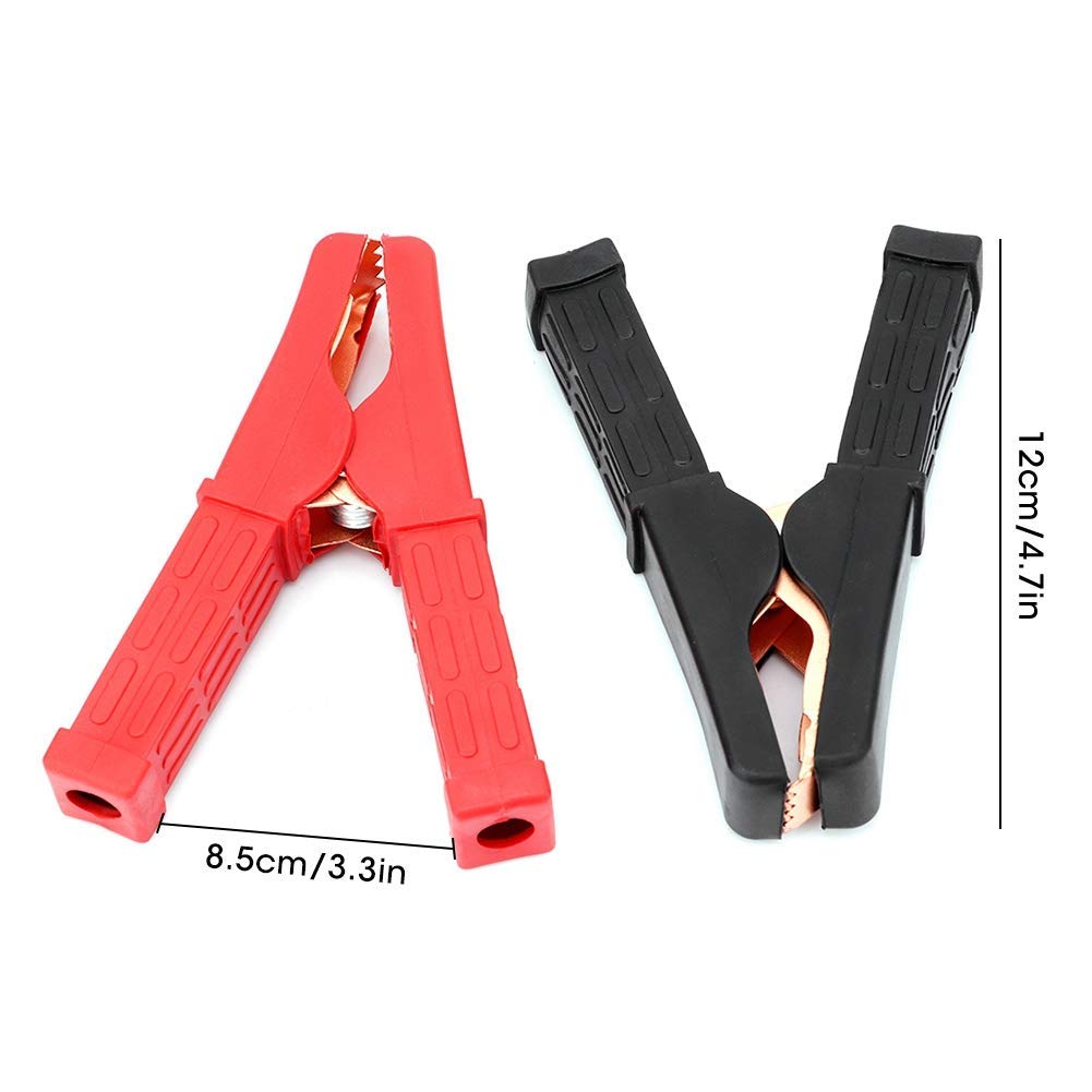 Qiilu Jumper Cable Clamp, Charging Clip, Dedicated Clip, Copper + Plastic Material, 1