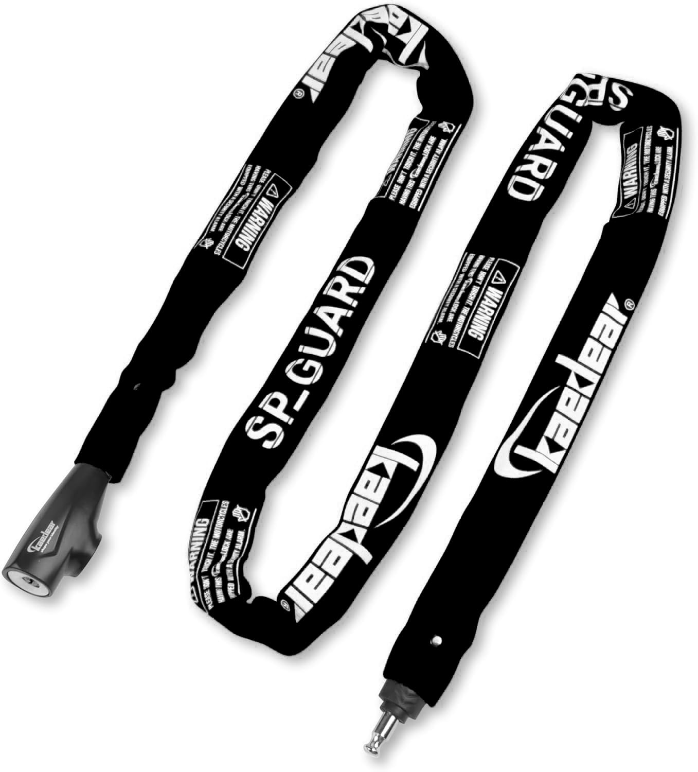 

Kaedear Мотоциклетный цепной замок с ключом 2000 мм 6 мм Квадратная цепь Потеря ключа Дублирование ключа Замок, Цепь, Длина, Диаметр, Сверхмощный цилиндр, чёрный