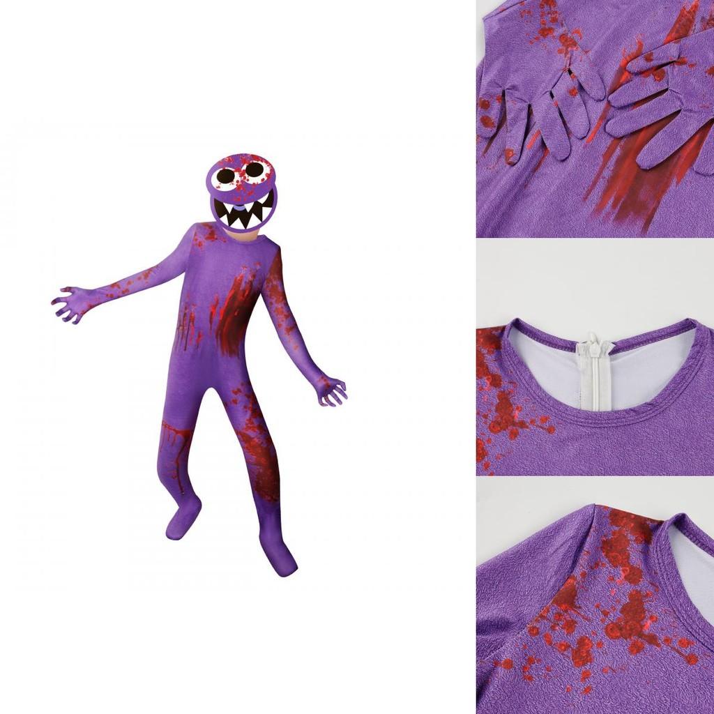 Kinderkostuum: Roblox Rainbow Friends Cosplay Jumpsuit voor Halloween en feestjes