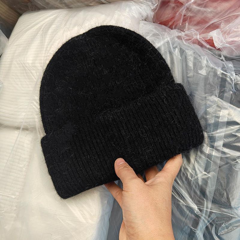 Winter Hats For Women Men Unisex Beanies Luxury Rabbit Fur Thermal Hat Soft Thick Keep Warm Casual Bonnet Baggy Cap New