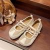 Fashion Women's Ballet Style Flats Fashion Lace-up Retro Mary Jane Casual Shoes Summer Autumn Comfortable Lightweight Ballet Sneakers