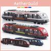 Premium Alloy High-speed Subway Train Model Slide Toy For Kids In Random Colors