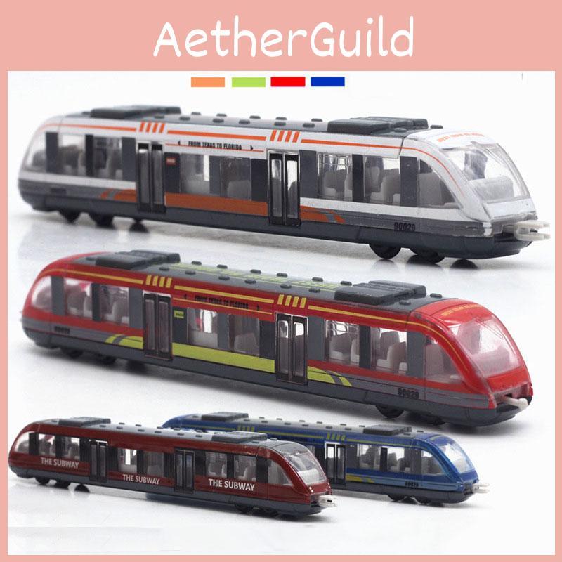 Premium Alloy High-speed Subway Train Model Slide Toy For Kids In Random Colors