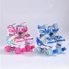 Doppelreihen-Vierrad-Rollschuhe Anfänger Kinder Erwachsene Profi-Schuhe Doppelschnallen-Rollschuhe
