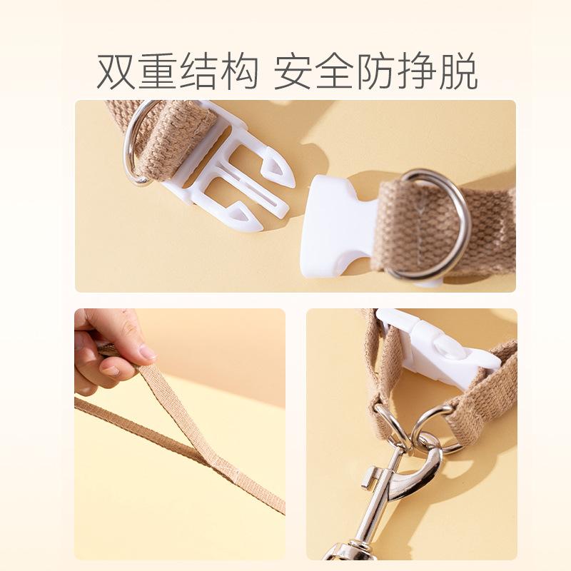 Dog leash vest medium and small dog Teddy Bigbear Pomeranian chest strap dog chain pet walking dog rope