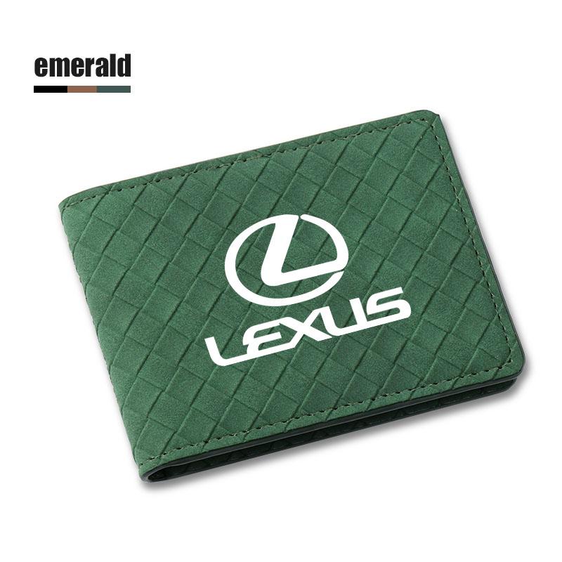 1Pcs Car Driver License Wallet ID Credit Card Holder For Lexus F SPORT CT ES GS NX IS250 CT200h IS300h ES300h ERX400h NX300h