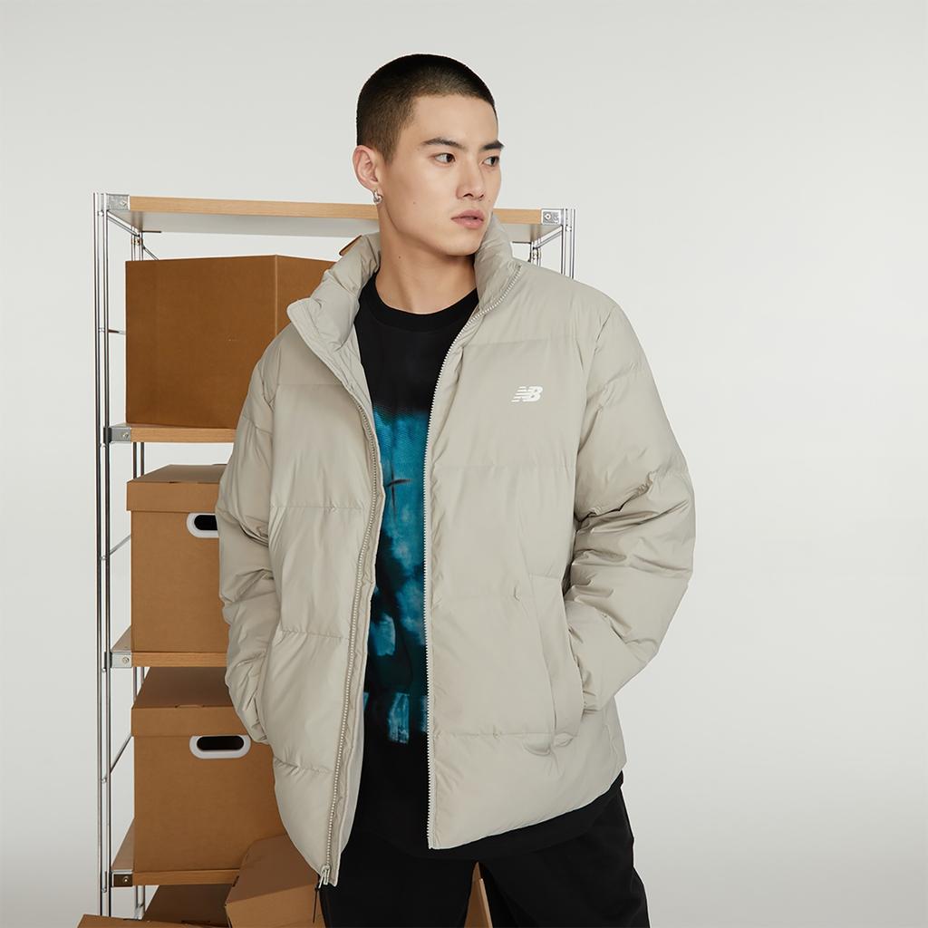 New Balance NBX Down Jacket Asia Sizing 'Grey' Men's AMJ34324-SEN