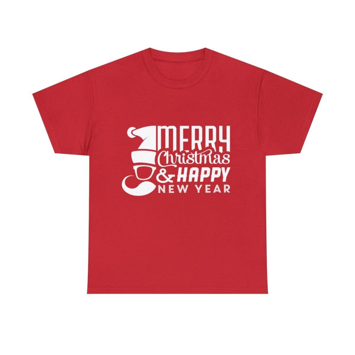 Merry Christmas And Happy New Year Graphic Tee Shirt XL