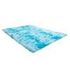 Ultra Soft Tie-Dye Style Gradient Color Carpet Floor Bedroom Mat Rectangle
