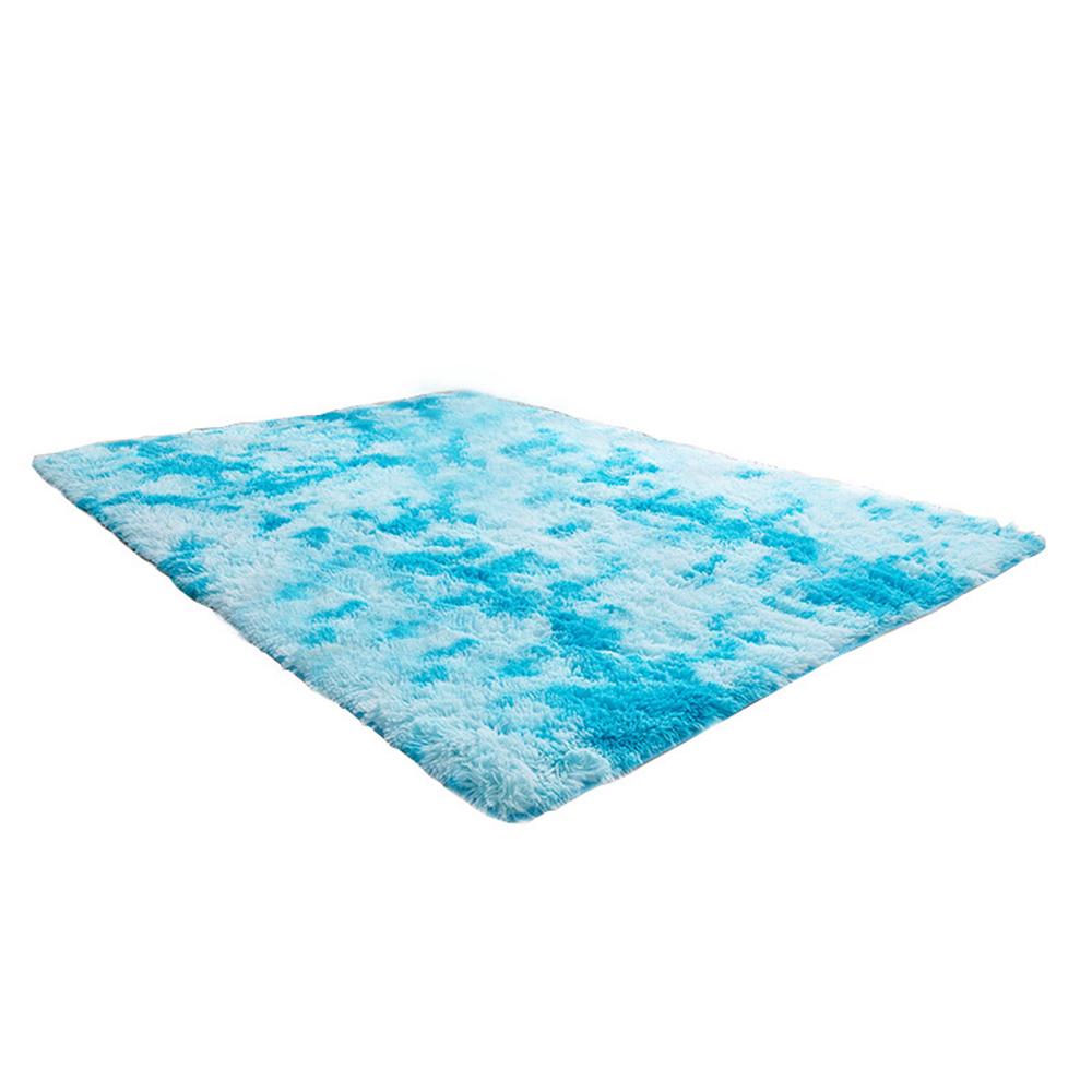 Ultra Soft Tie-Dye Style Gradient Color Carpet Floor Bedroom Mat Rectangle