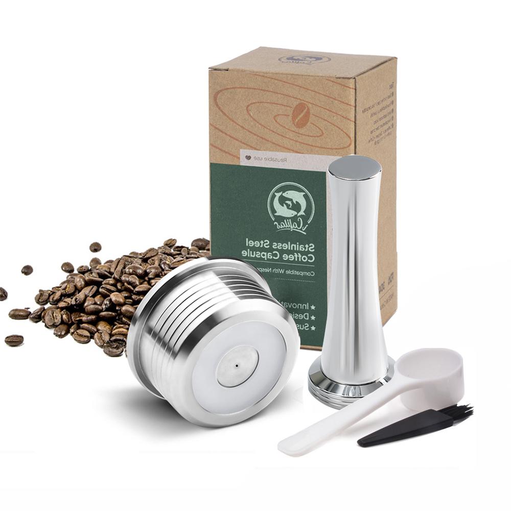 Cápsula Reutilizable Para Cafetera Delta Q Ndiq7323 Filtros de Café Recargables de Acero Inoxidable Taza Accesorios para Café