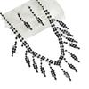 Bridal Black Luxury Evening Dress Necklace Earrings Set Wedding Ladies Personality Set Chain