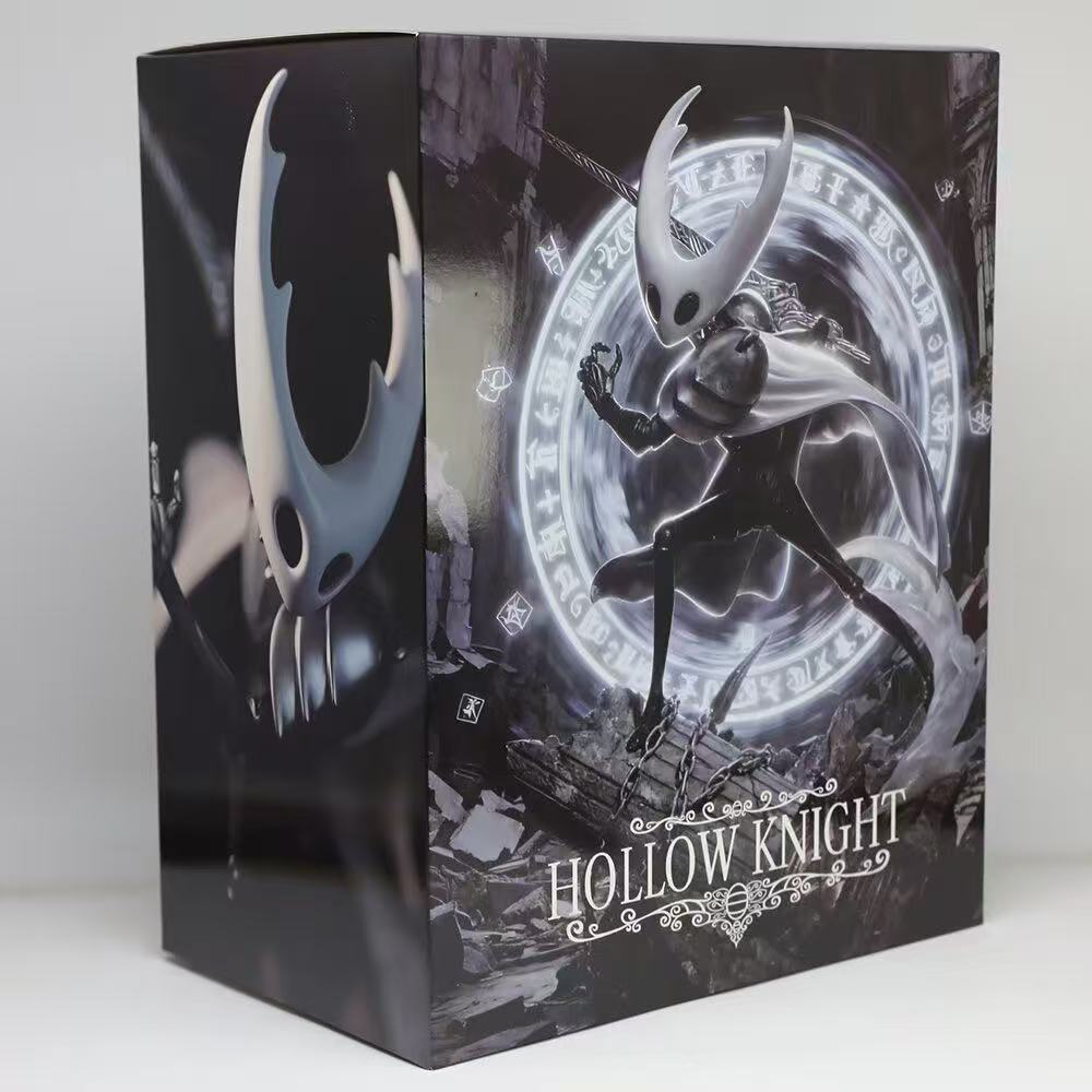 34cm Hollow Knight Pale King Action Figure Combat Pose Game Statue With Base Collectible Display Model Toy Desk Ornament Gifts