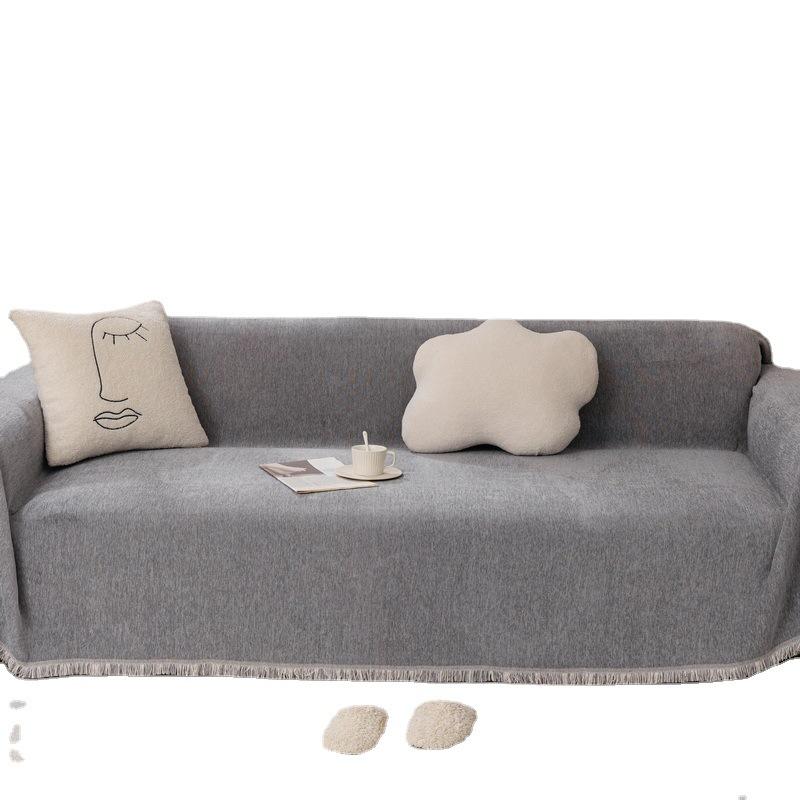 

Чехол для дивана с двумя сторонами, всесезонный чехол для дивана с защитой от царапин, простой современный чехол для дивана, полное покрытие 180*130cm