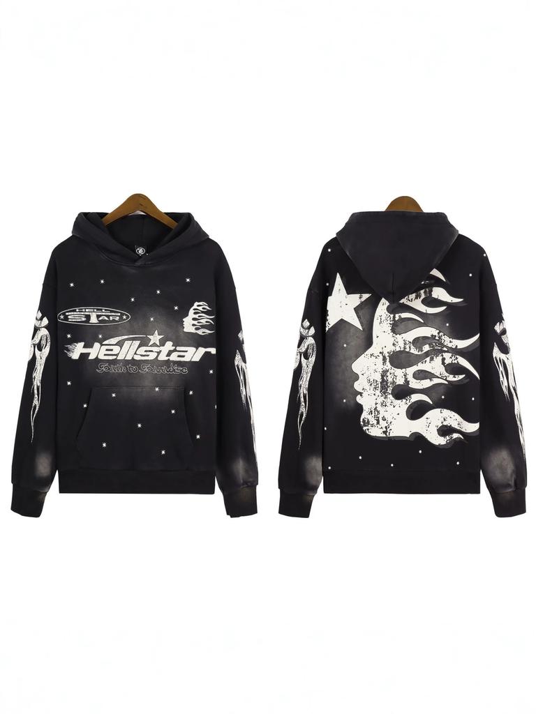 American Retro Hip-Hop Youth Fashion Casual
