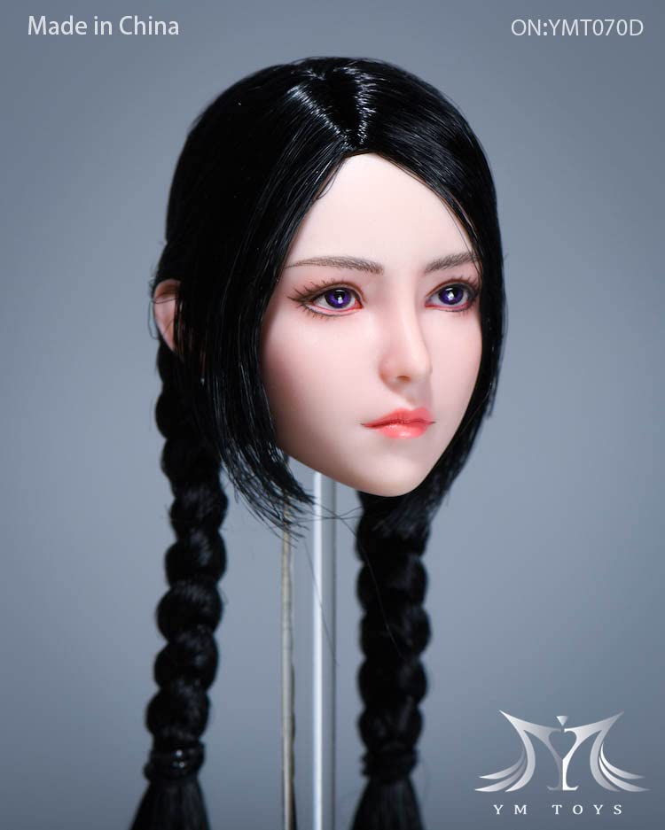 Toys & Hobbies [TOYBARJAPAN] 1/6 Scale Action Figure Head for TBLeague Body - YMTOYS YMT070D Junior Beauty, High School Girl, College Student, Office