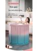 Collapsible Adult & Baby Bath Tub: Full Body Soak & Kiddie Pool 