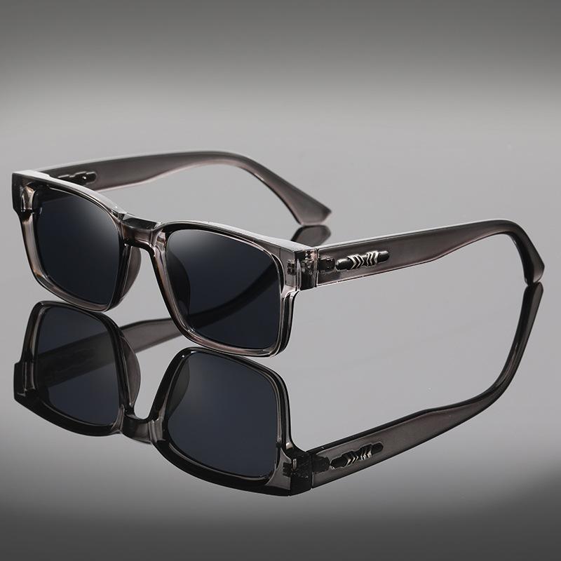 Box sunglasses men's UV protection European and American fashion trends Internet celebrities high-end small frame sunglasses