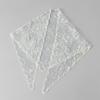 Solid Color Embroidery Shawl Thin Fabric Prayer Veil Vintage Hair Scarf  for Women