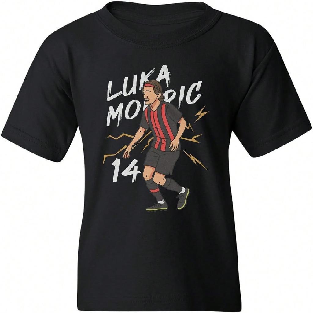 Nena & Nene Modric Mailand Inspiriert Grafik - Fußballfans Tribut Jugend Unisex T-Shirt