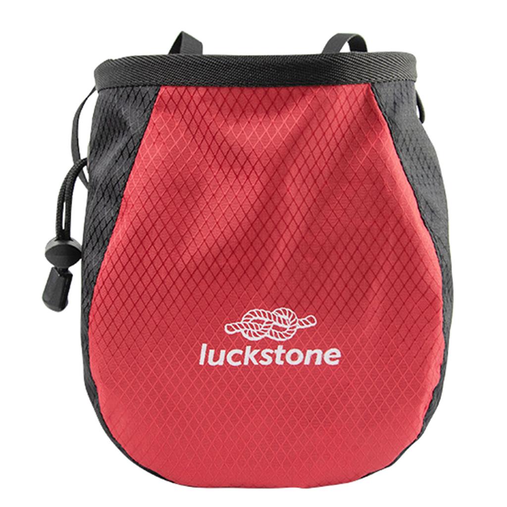 Rock Climbing Chalk Bag Outdoor Bouldering Magnesia Pouch Drawstring Closure Bag Nonslip Chalk Bag Bouldering Chalk Bag