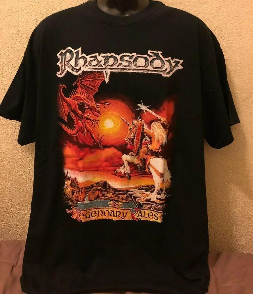 Rhapsody of Fire Legendary Tales Shirt Black Unisex S-5XL 1P0362 Unisex T-Shirt S