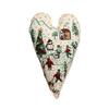 Festival Heart Christmas Embroidery Kit Gifts with Needle and Thread Heart Cross Stitch Kit Material Package